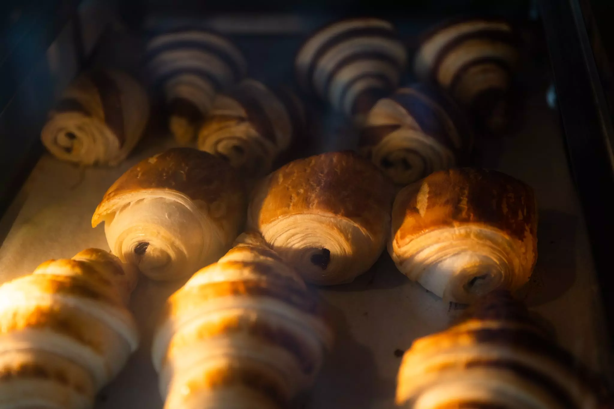 Pâtisserie, pate à tartiner, cuisine, croissants